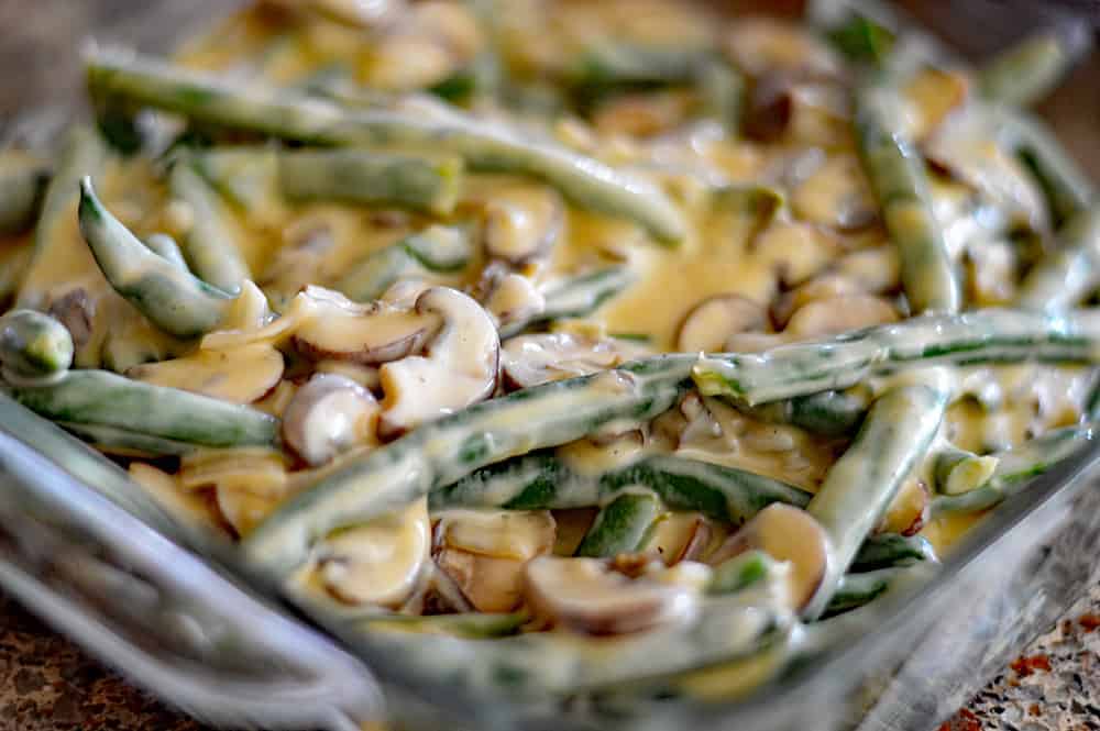 Easy Vegan Green Bean Casserole