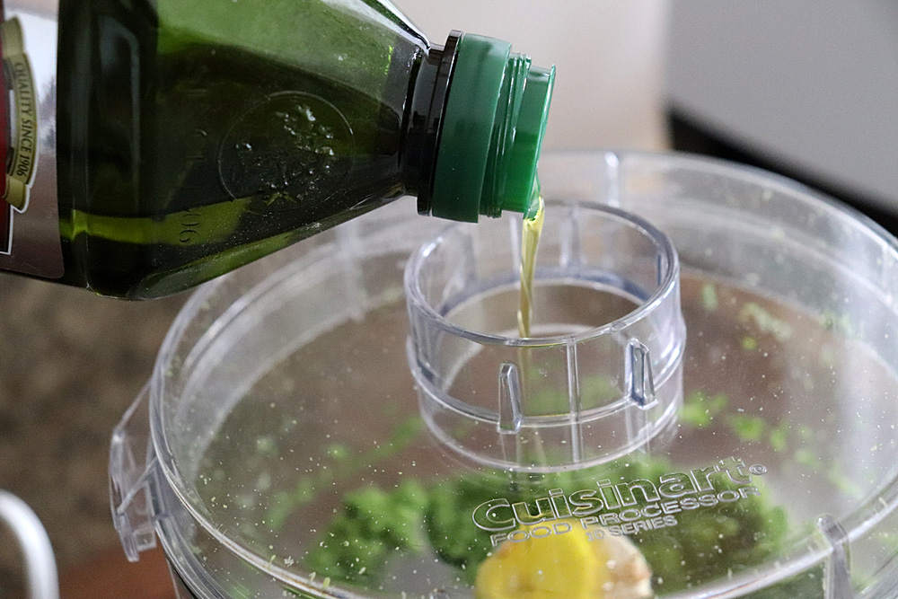 Add olive oil
