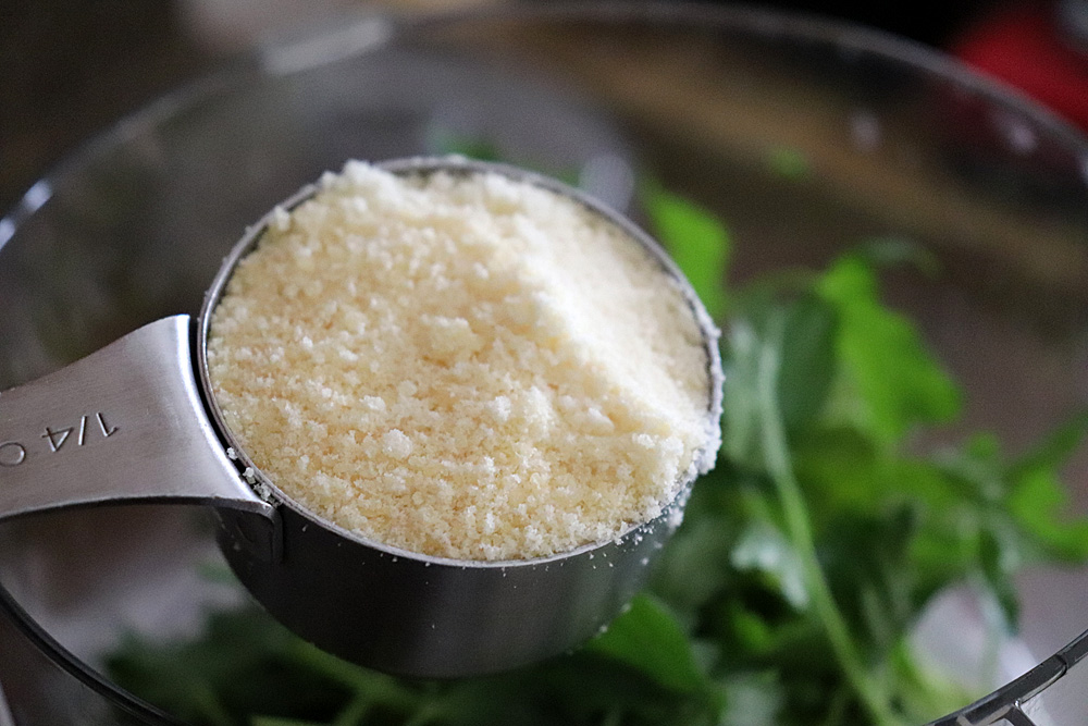 Add parmesan