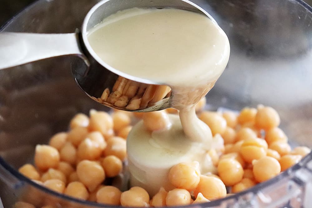 Adding Tahini