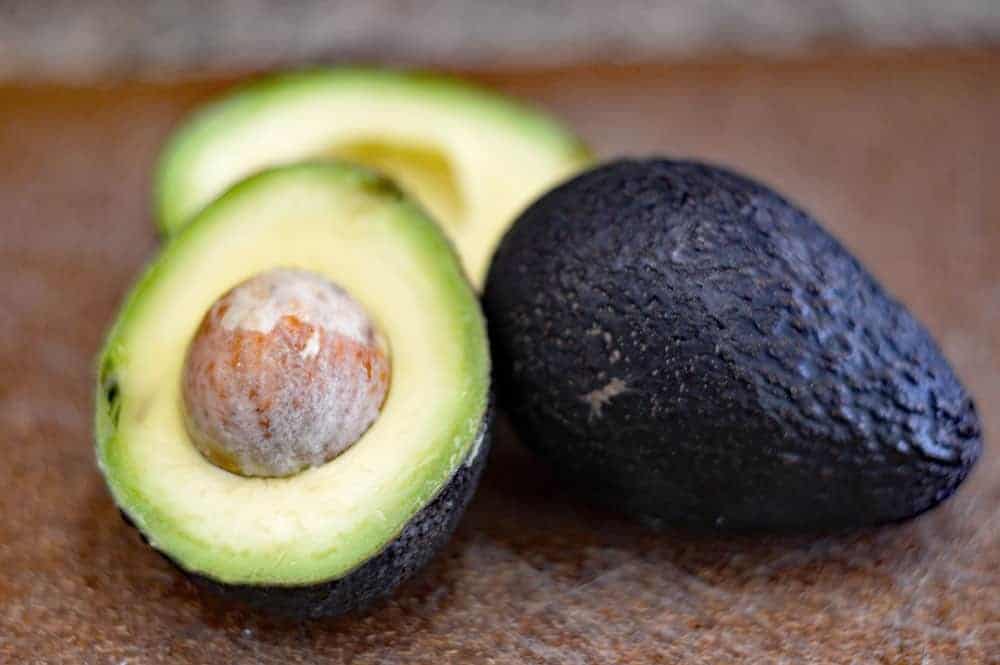 Avocado halves