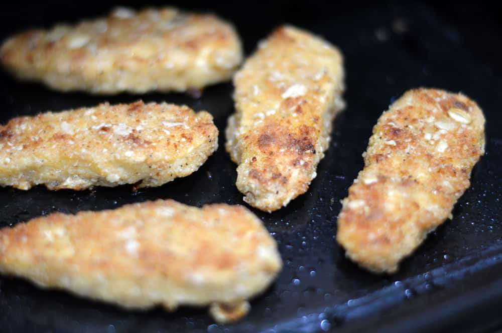 Baked Crispy Tenders for Vegan Buffalo Crispy Tender Roll Ups