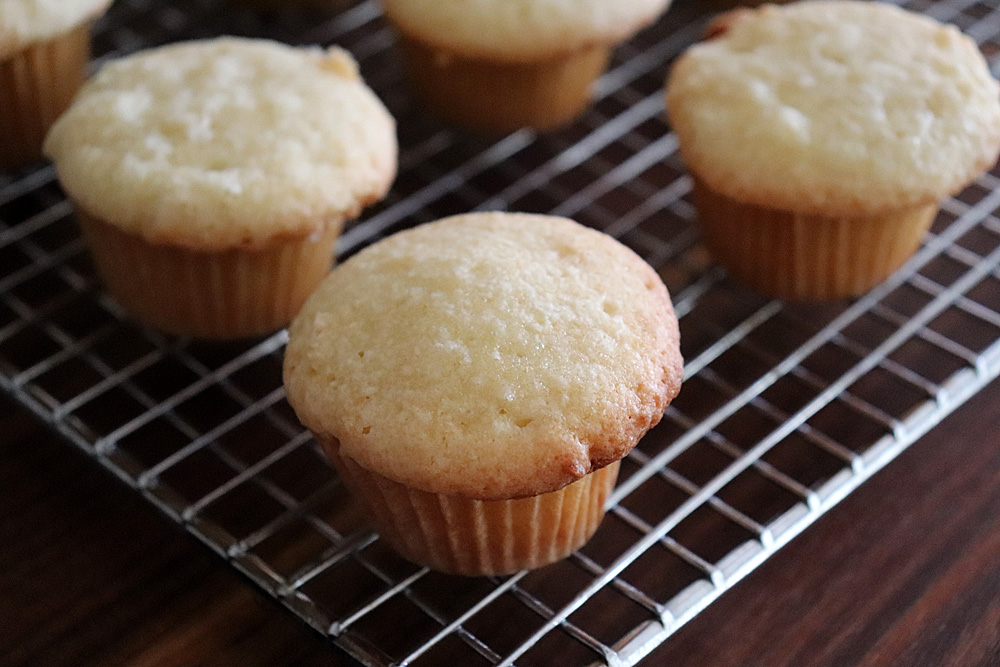 Baked Vegan Coconut Cupcakes with Coconut Frosting