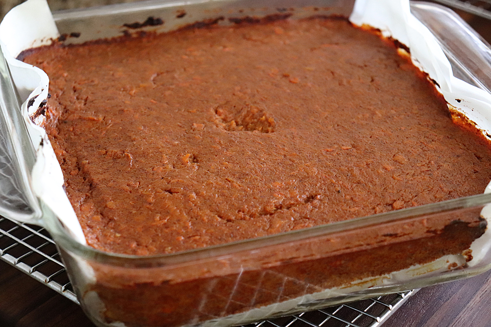 Baked and cooling