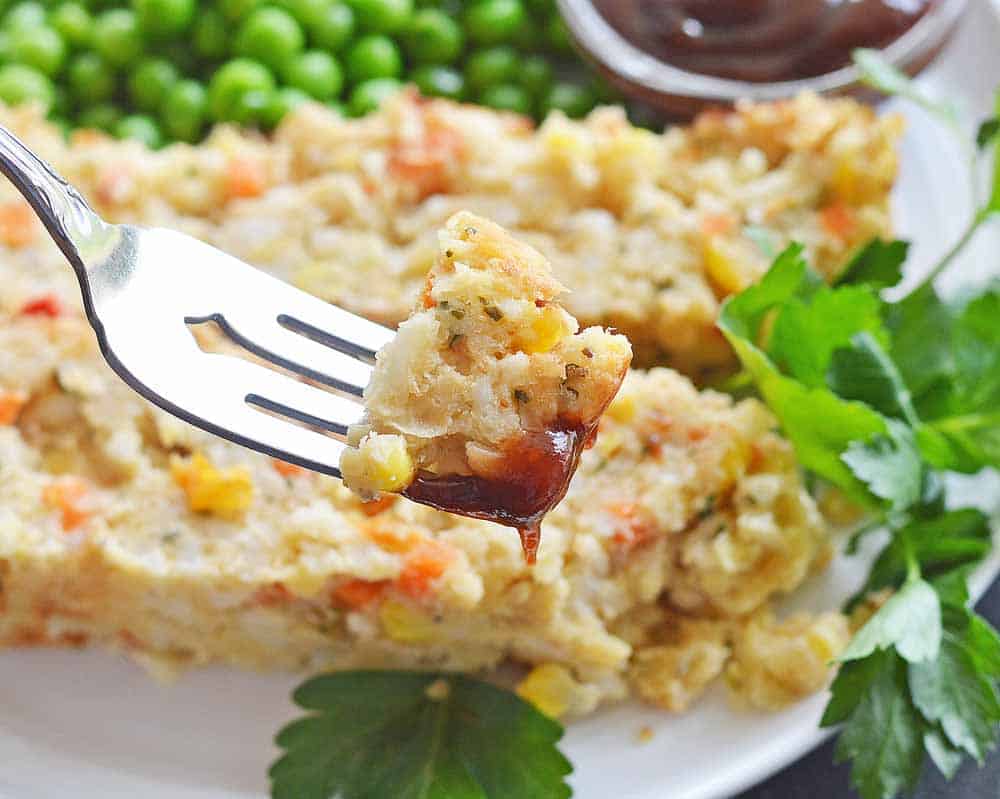 Barbecue Red Lentil Loaf