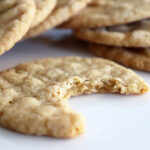 Classic Peanut Butter Cookie Recipe Bite shot