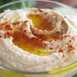 Bowl of hummus