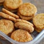 Soft and Chewy Vegan Snickerdoodle Cookies
