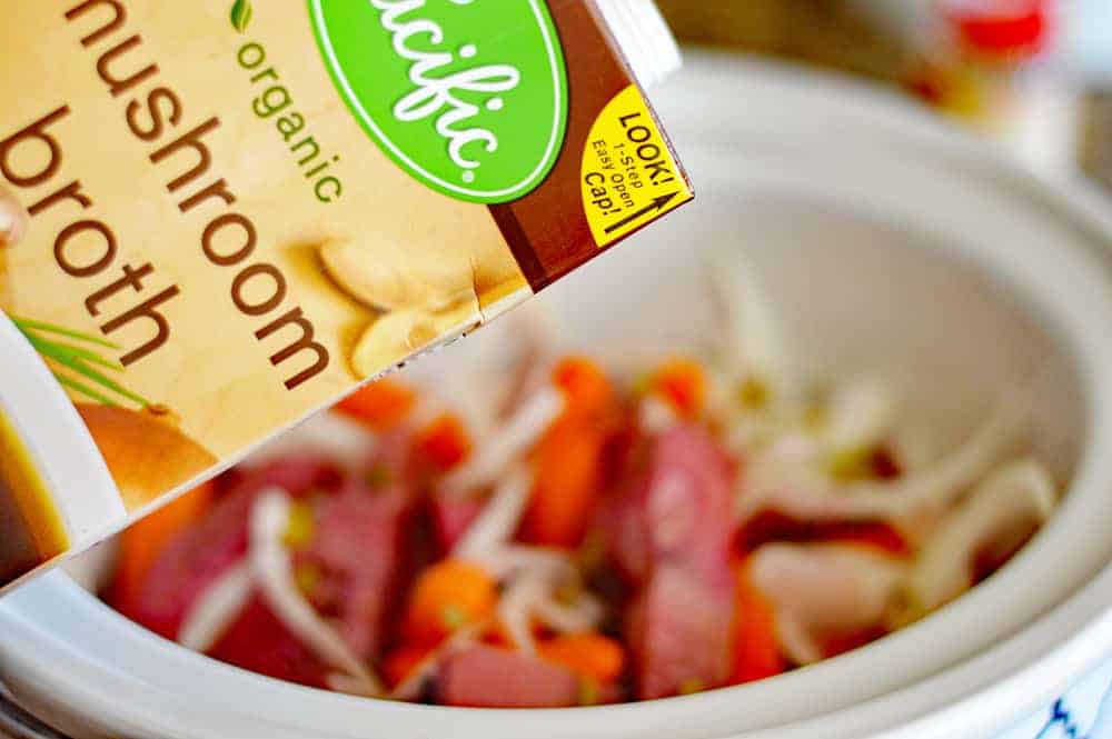 Slow Cooker Corned Jackfruit and Cabbage