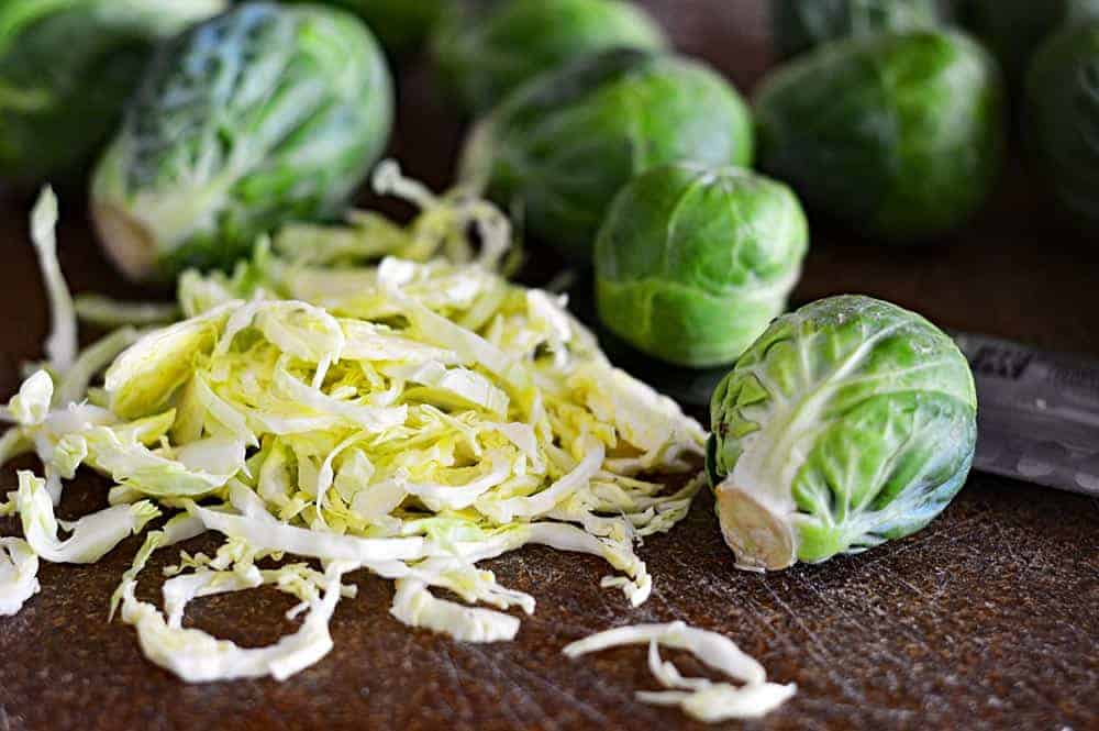 Stir Fried Farro and Brussels Sprout Bowl