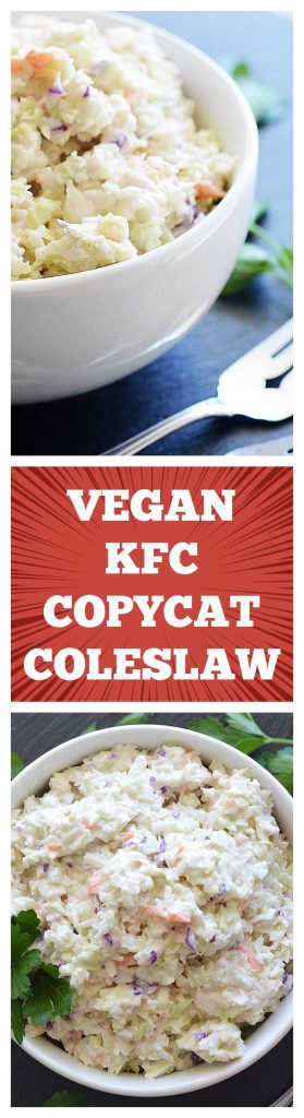 VEGAN KFC COPYCAT COLESLAW