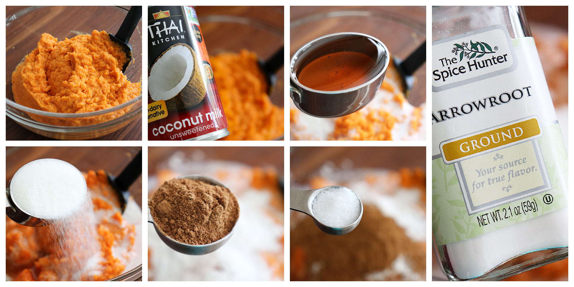 Collage for Vegan Sweet Potato Pie Bars