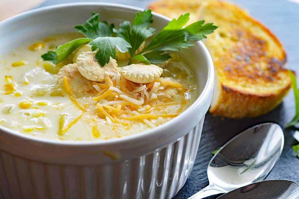 Vegan Cafe Corn Chowder