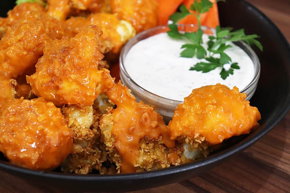 Close up of buffalo cauliflower