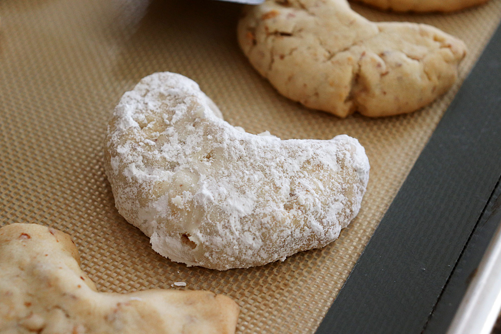 Easy Almond Crescent Cookies Recipe Hero