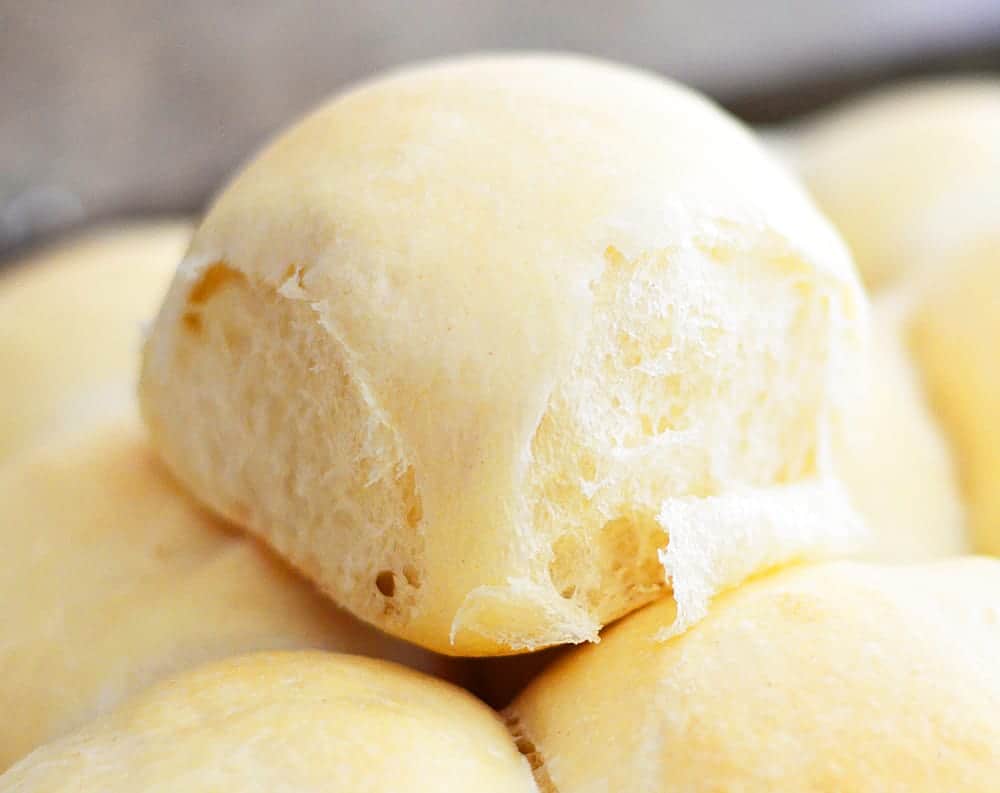 Easy Vegan Parker House Rolls