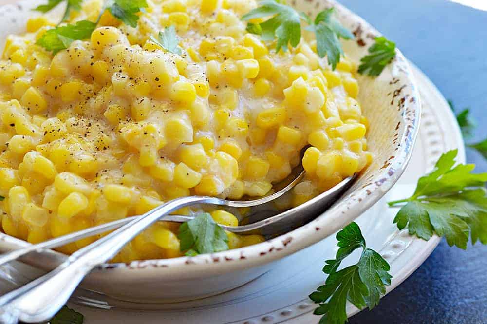 Easy Vegan Creamed Corn