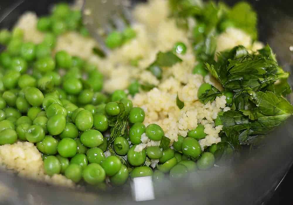 Couscous Salad with Basil Vinaigrette