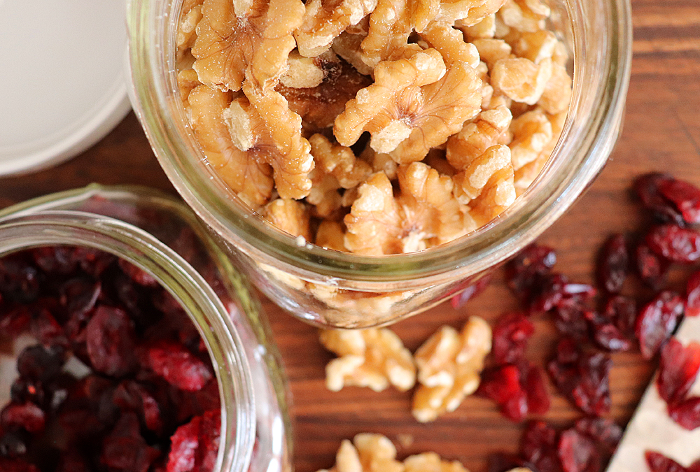 Cranberries and Walnuts