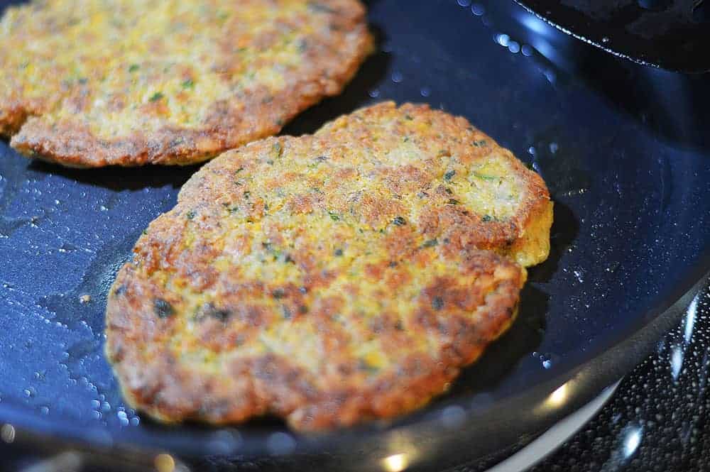 Crispy Chickpea Cutlets with Lemon Caper Sauce