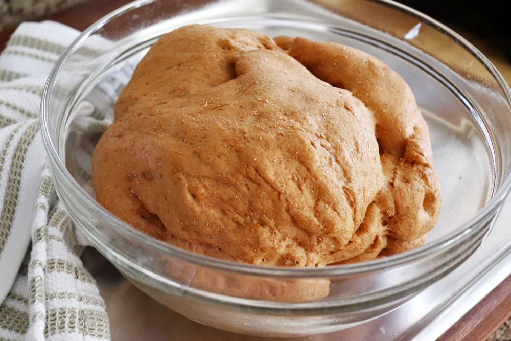 Dough that has risen