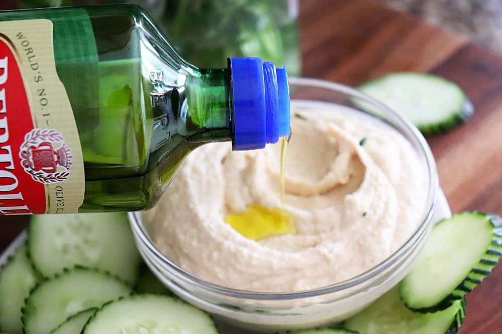 Drizzle with olive oil