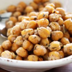 Crunchy Roasted Ranch Chickpeas Hero Shot
