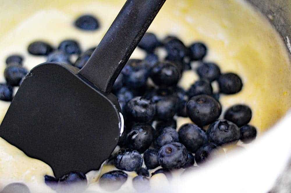 Vegan Blueberry Lemon Streusel Muffins with Blueberry Butter