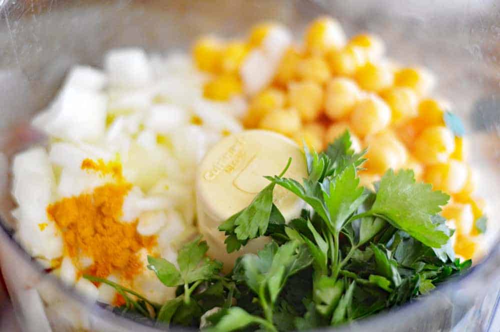 Golden Turmeric Air Fryer Falafel