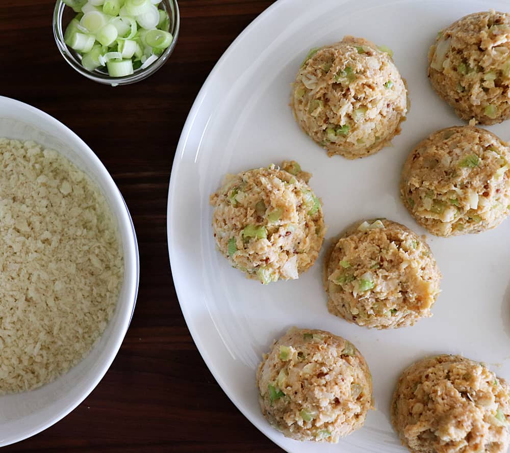 Forming Hearts of Palm Cakes