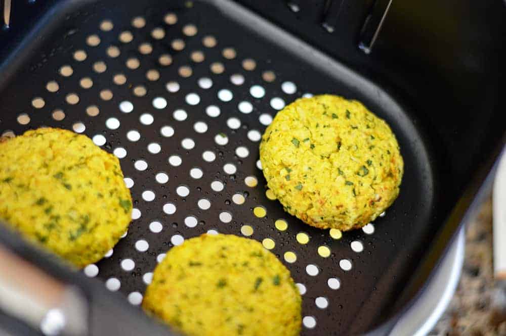 Golden Turmeric Air Fryer Falafel