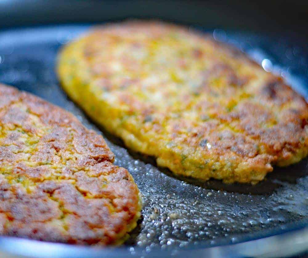 Vegan Chickpea Fried Steak
