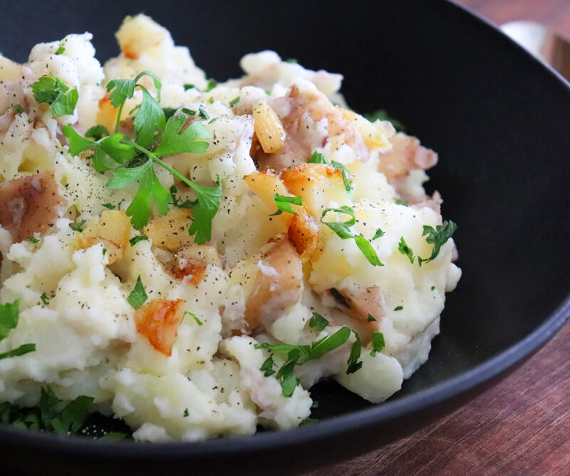 Roasted Garlic Mashed Potatoes HERO