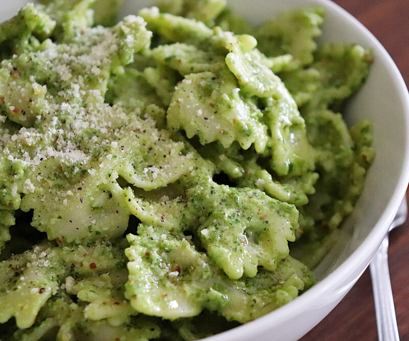 Hero shot of Easy Parsley Pesto Pasta Recipe