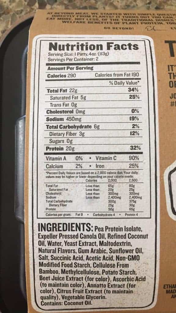 Reviewing The Beyond Burger by Beyond Meat