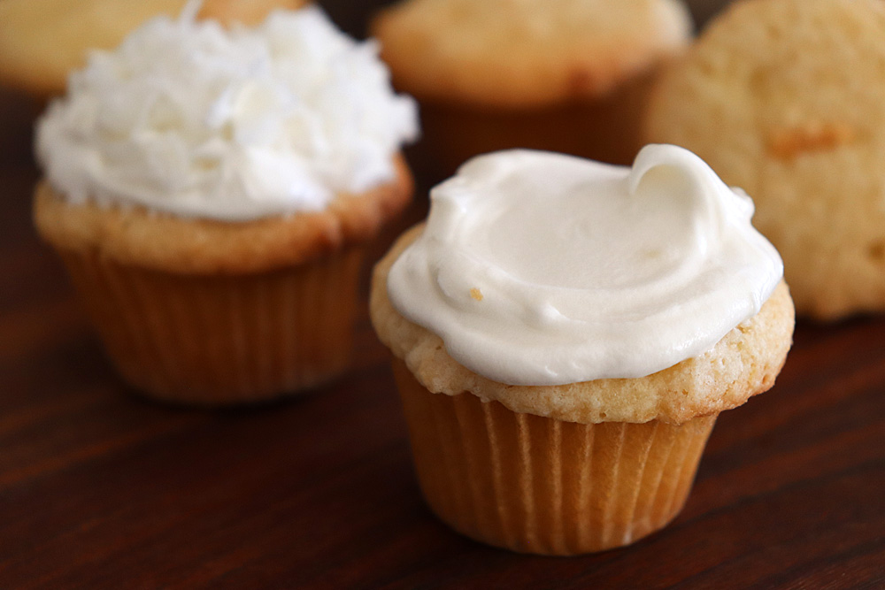 Iced cupcakes