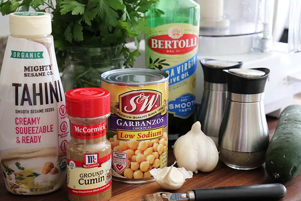 Ingredients for Classic Hummus