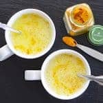 Vegan Golden Milk (Hot or Iced) Overhead