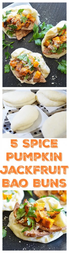 Vegan Five Spice Pumpkin & Jackfruit Bao Buns