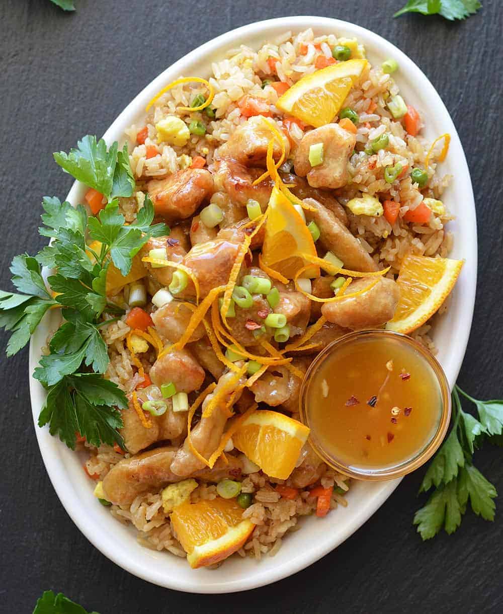 Original Orange "Chicken" by Panda Express {Vegan Version}