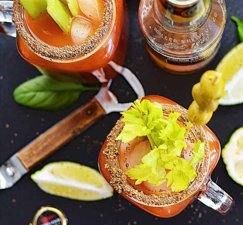 Michelada overhead