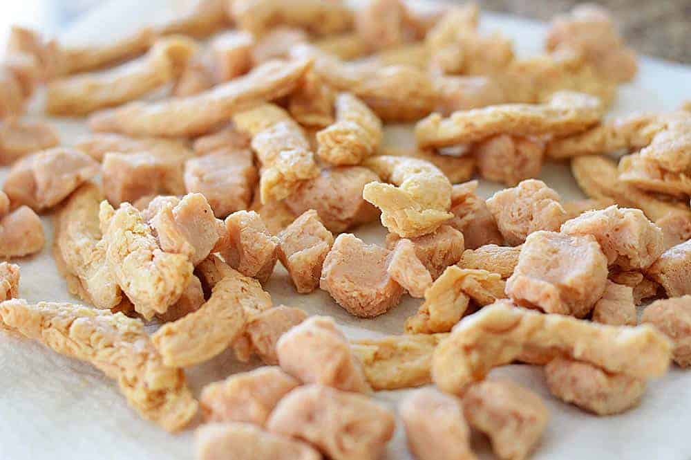 Original Orange "Chicken" by Panda Express {Vegan Version} Rehydrated Soy Curls