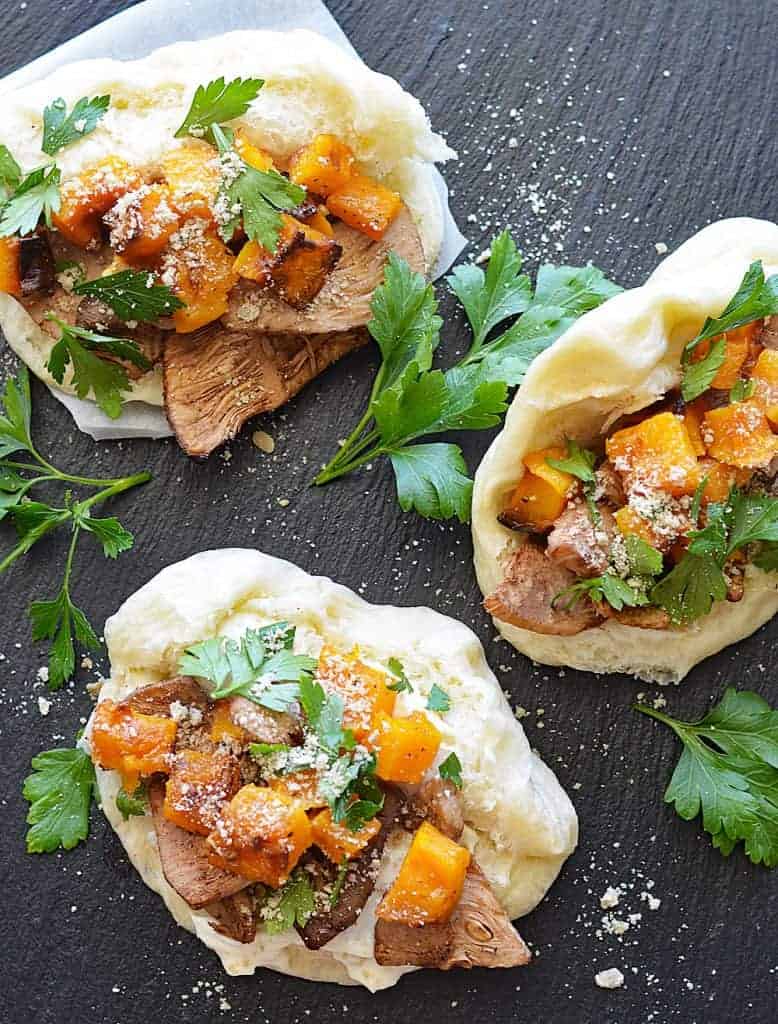 Vegan Five Spice Pumpkin & Jackfruit Bao Buns