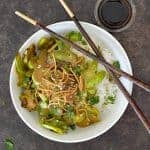 Stir Fried Broccoli Stems
