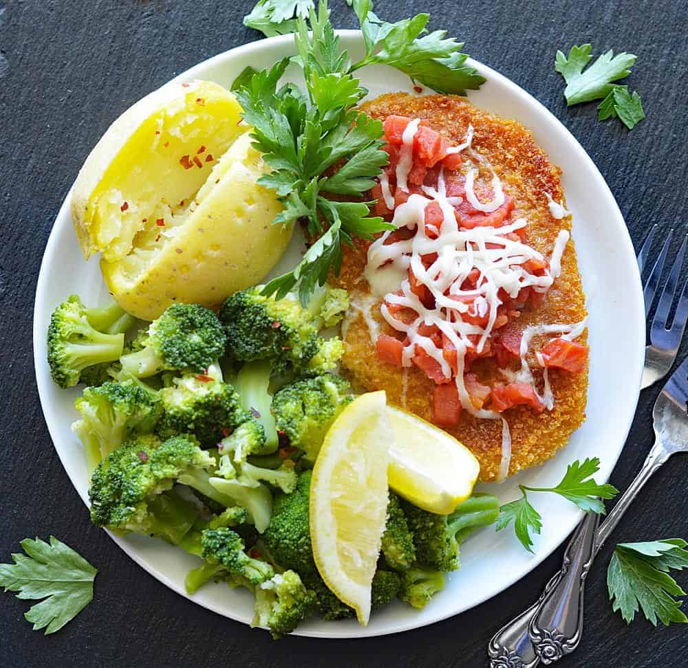 Vegan Chickpea Parmesan