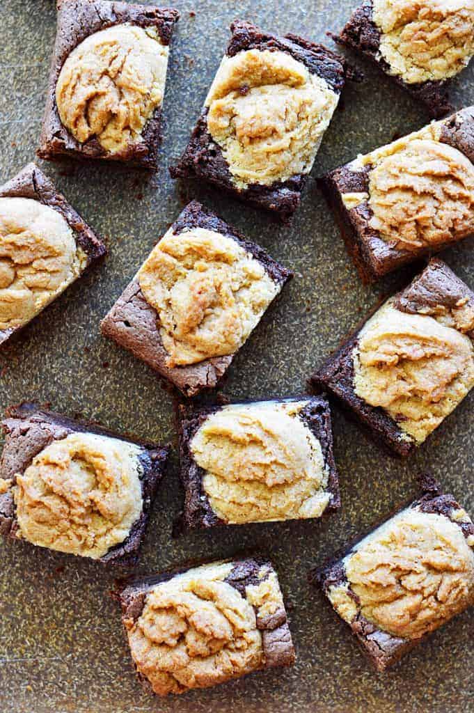 Vegan Peanut Butter Cookie Brownies