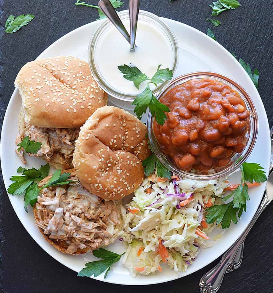 Pulled Jackfruit with Alabama White Barbecue Sauce