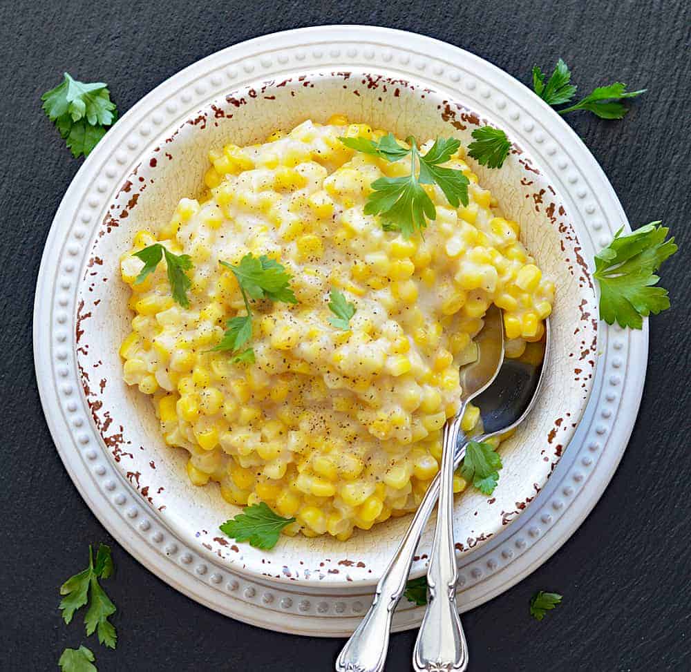 Easy Vegan Creamed Corn