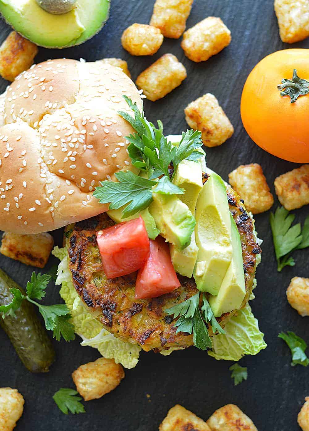 Vegan Golden Beet Burgers