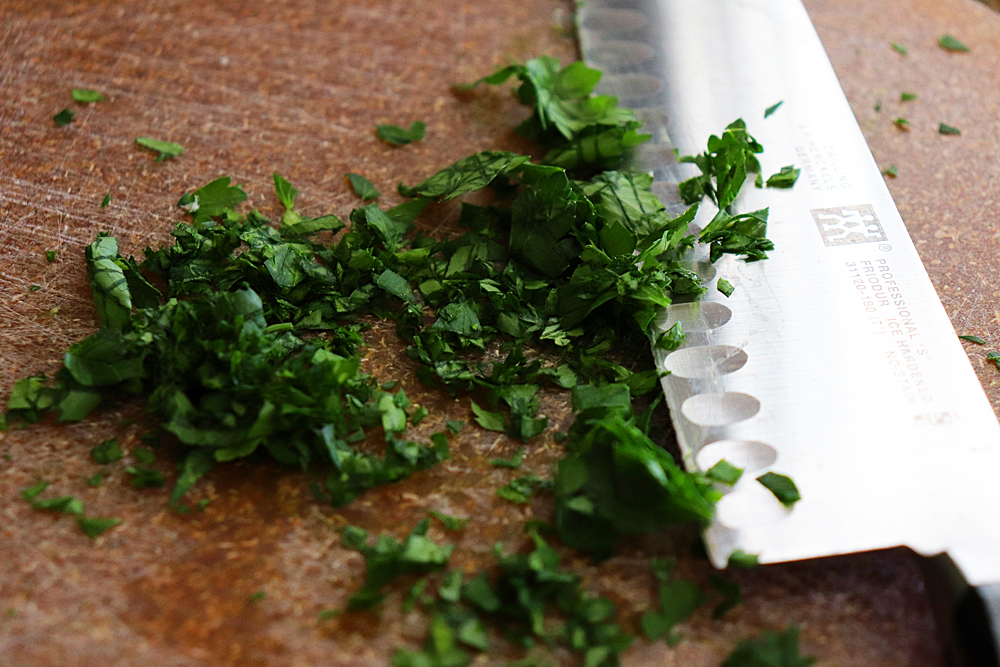 Adding parsley